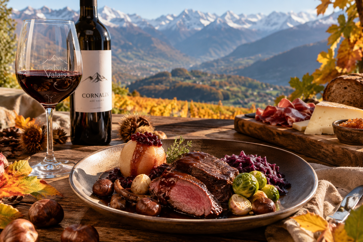 Kulinarische Genüsse im Wallis im Herbst: Walliser Spezialitäten entdecken